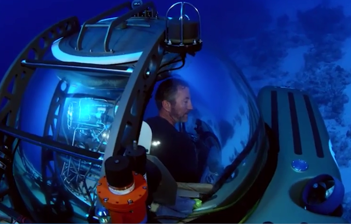 Darrell Miklos poszukiwacz wraków. podwodny łowca