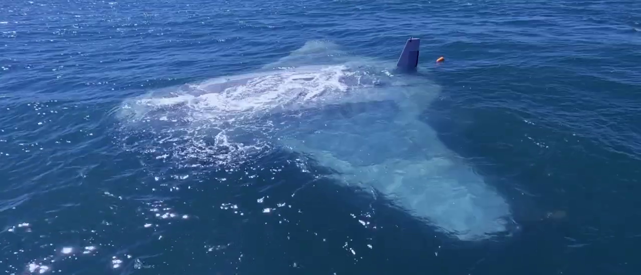 Autonomiczny podwodny szybowiec Manta Ray w akcji firmy Northrop Grumman w ramach projektu DARPA