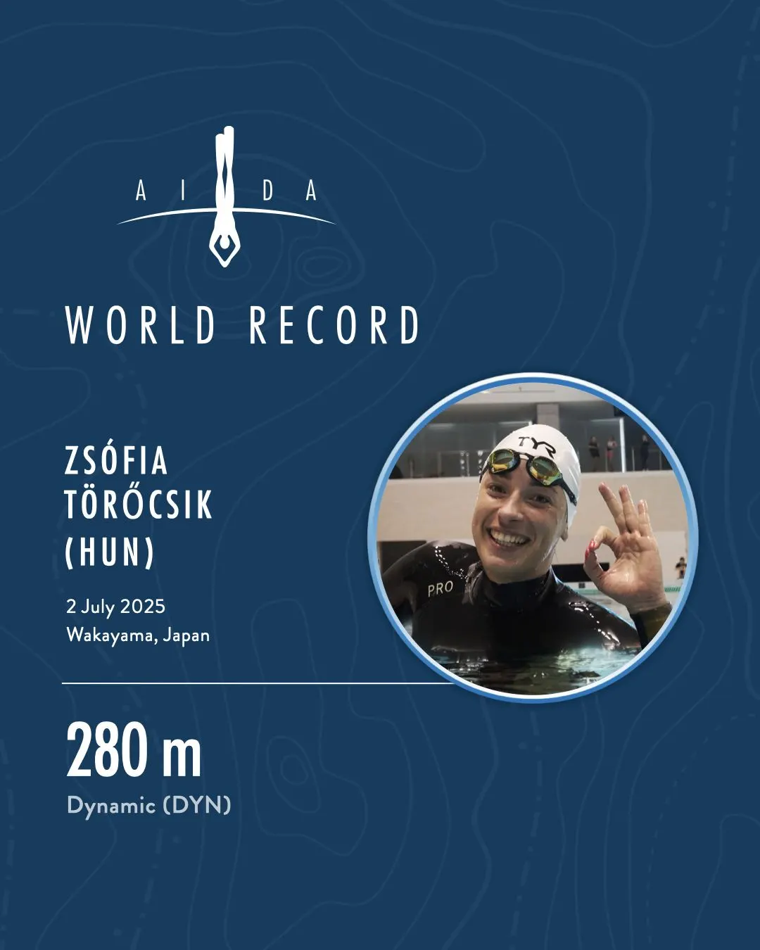 Freediving: Zsófia Törőcsik – nowy rekord świata AIDA w DYN