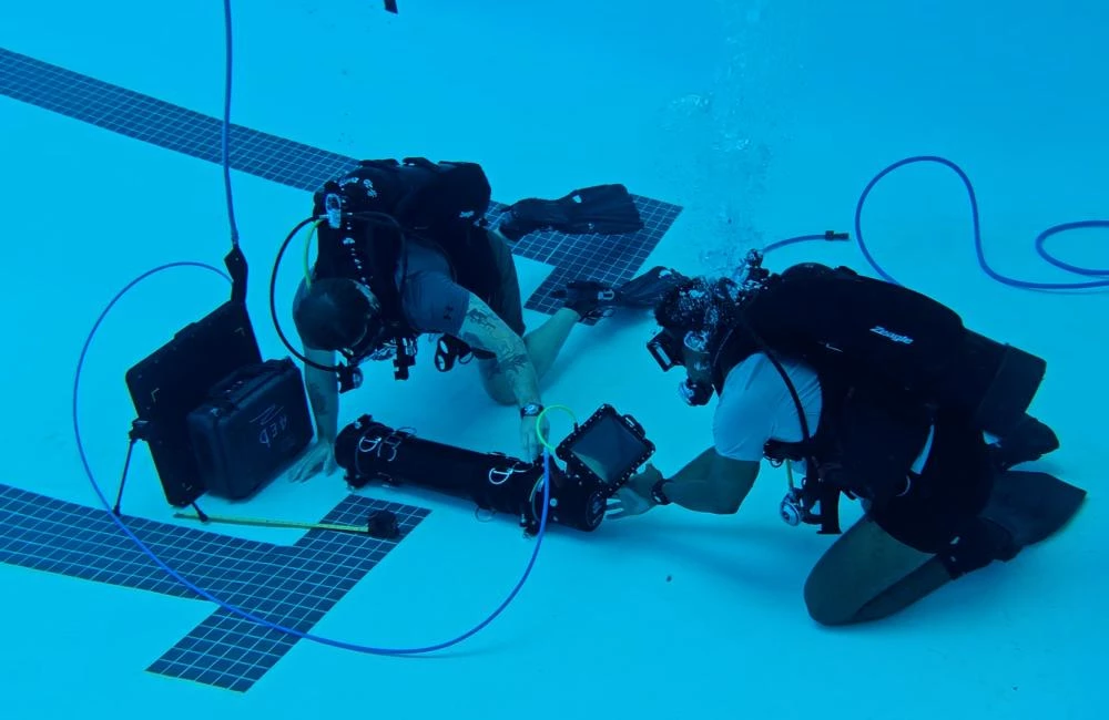 Podwodne zdjęcia rentgenowskie w czasie rzeczywistym