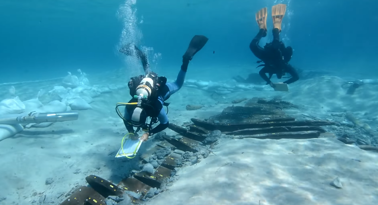 Wrak rzymskiego statku Ilovik-Paržine 1 – nurkowanie i badania Adriatyk