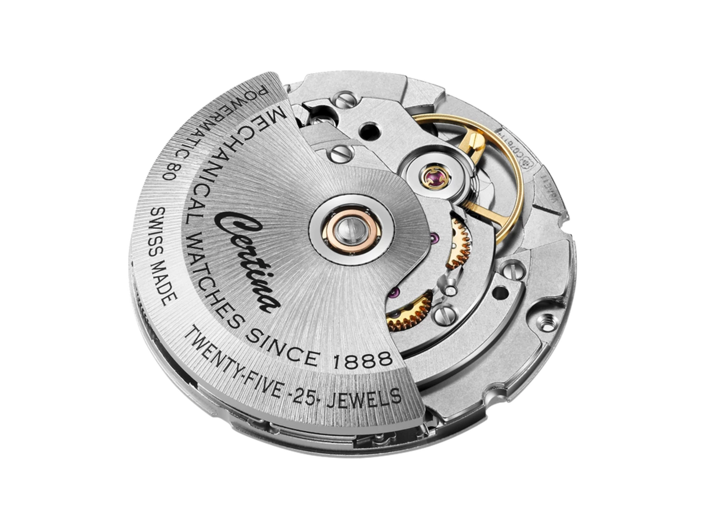 W środku pracuje automatyczny mechanizm Powermatic 80