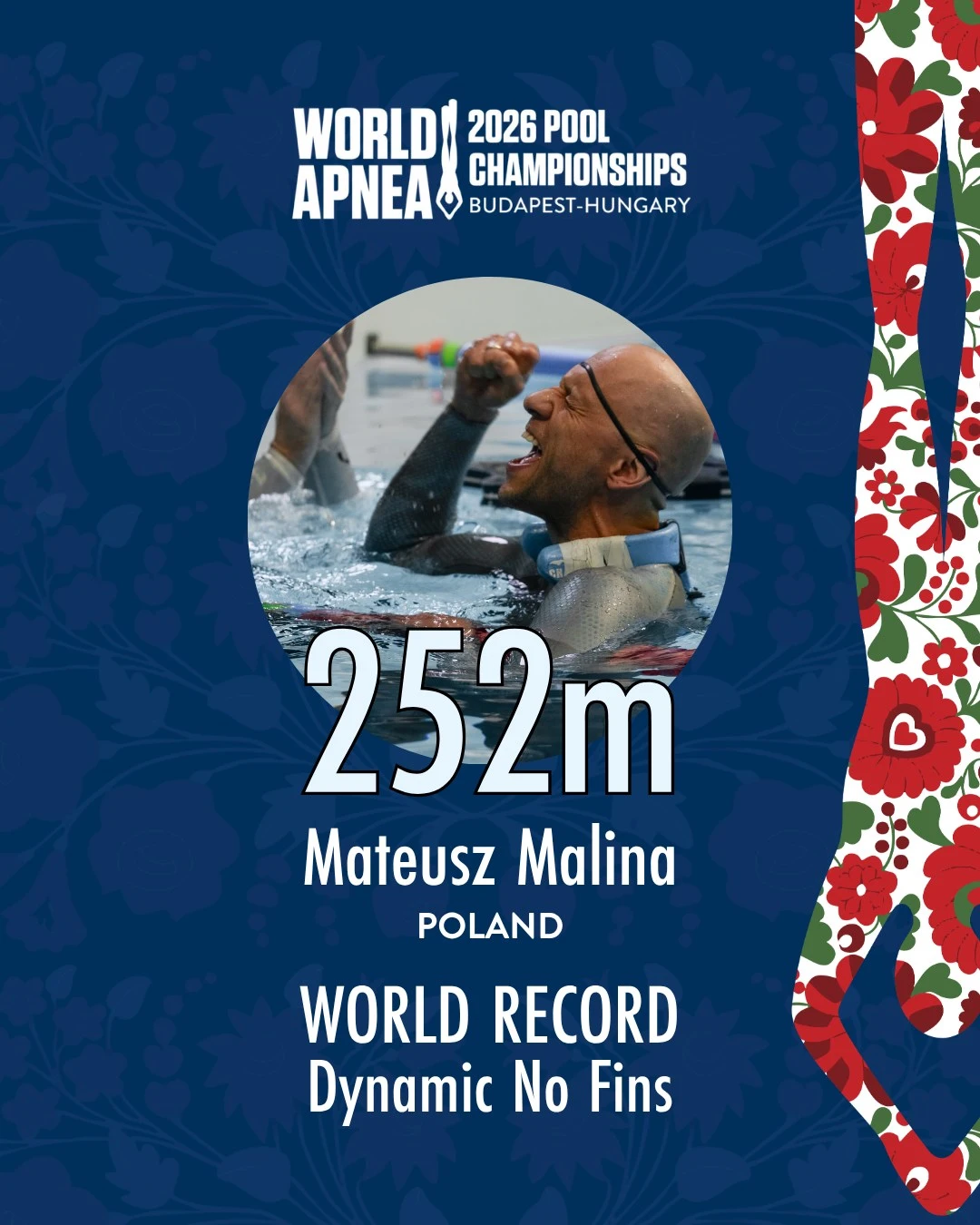 Mateusz Malina ustanawia nowy rekord świata w DNF