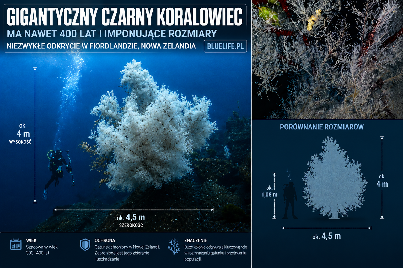 Ma nawet 400 lat i imponujące rozmiary